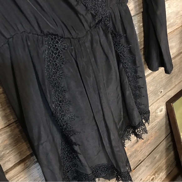 Black Girl Revolution Romper with Lace Trim Size Small - Picture 6 of 12